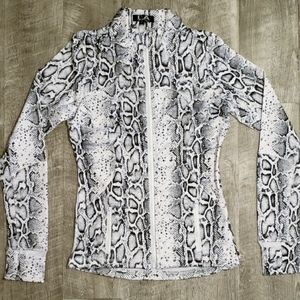 Women's Snake Print Athletic Jacket